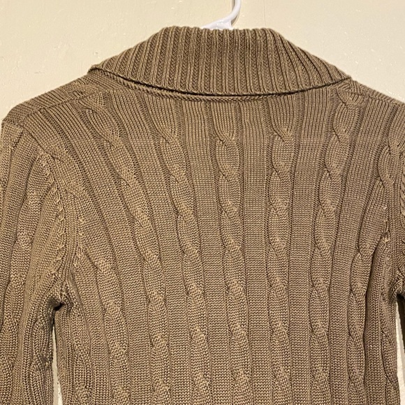 Calvin Klein Tan Knit Sweater Dress with Buckle - Picture 6 of 6